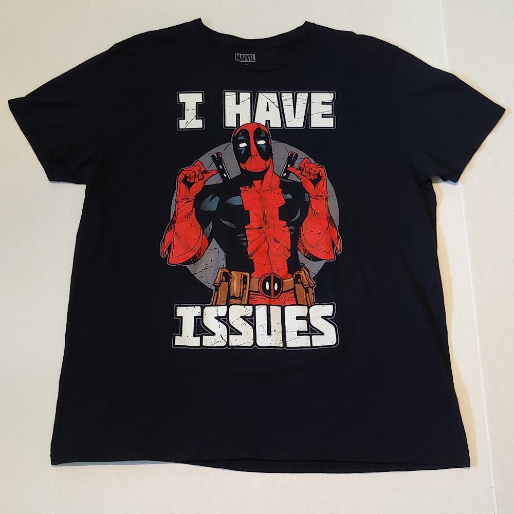 Deadpool "I Have Issues" tee